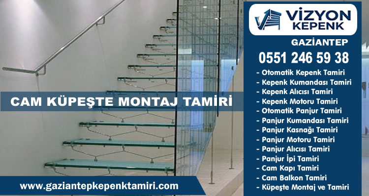 Alüminyum Cam Küpeşte Servisi