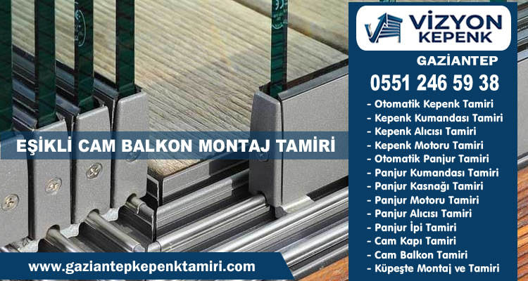 Eşiksiz Katlanır Cam Vitrin