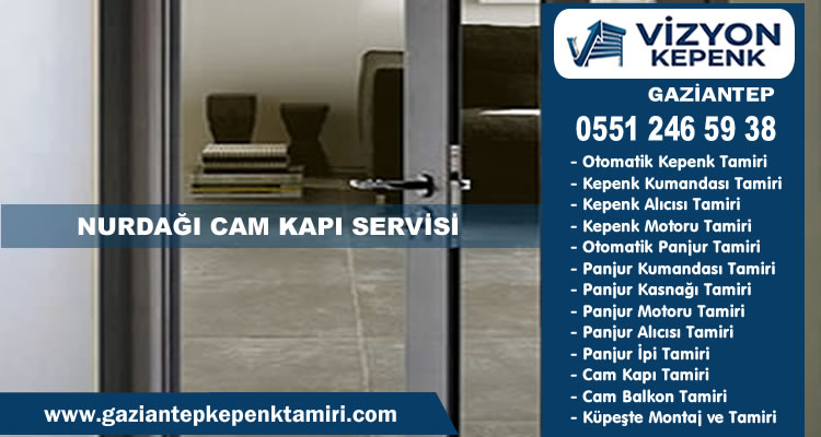 Nurdağı Cam Kapı Tamiri
